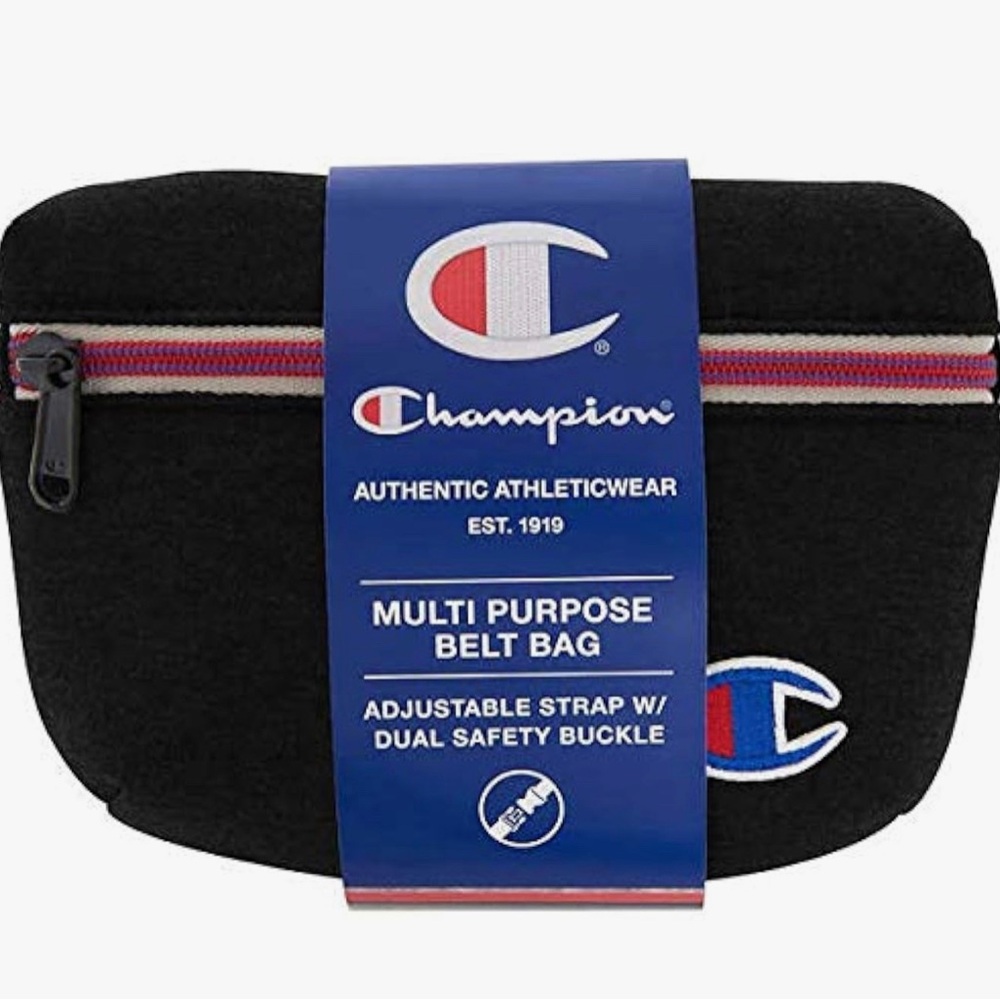 BNWT Champion Multi Purpose Belt Bag with Adjustable strap W/ dual safety